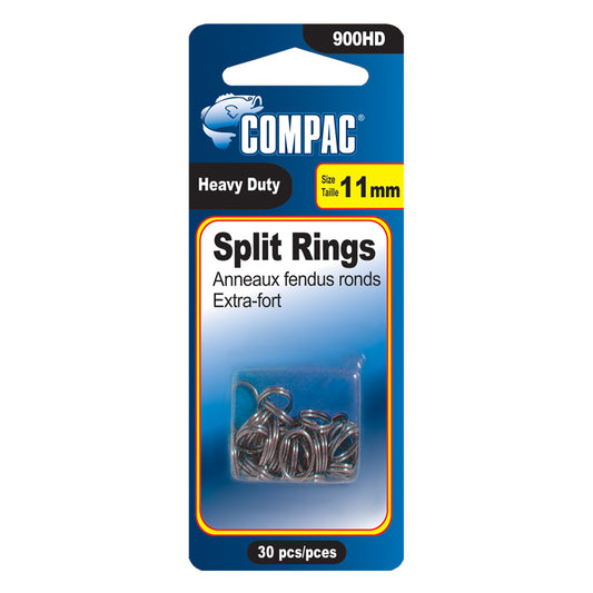 COMPAC Heavy Duty Split Rings - 11mm