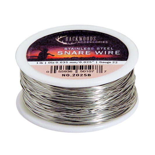 BACKWOODS Stainless Steel Snare Wire 1lb. Roll