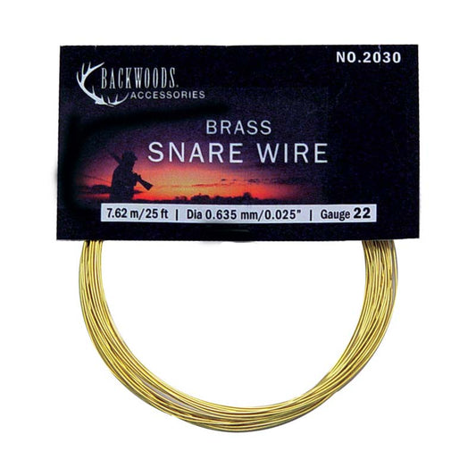 BACKWOODS Brass Snare Wire - 25ft.