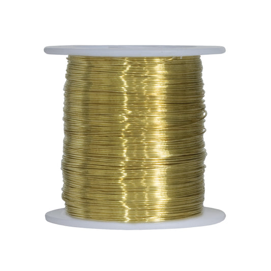 BACKWOODS Brass Snare Wire 1lb. Roll