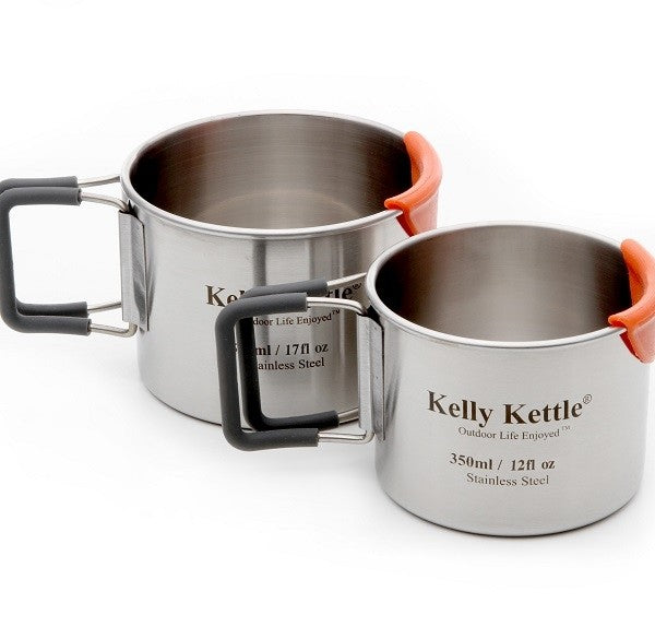 KELLY KETTLE Camping Cup Set (350 & 500ml)