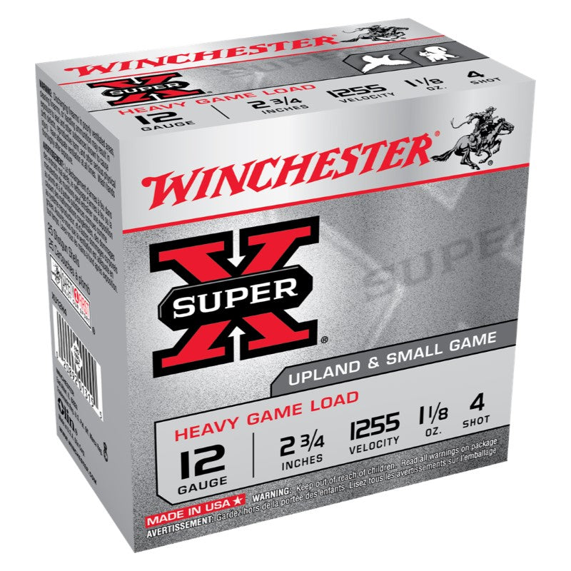 WINCHESTER Super-X Heavy Game Load 12GA 2-3/4" 1-1/8oz #4